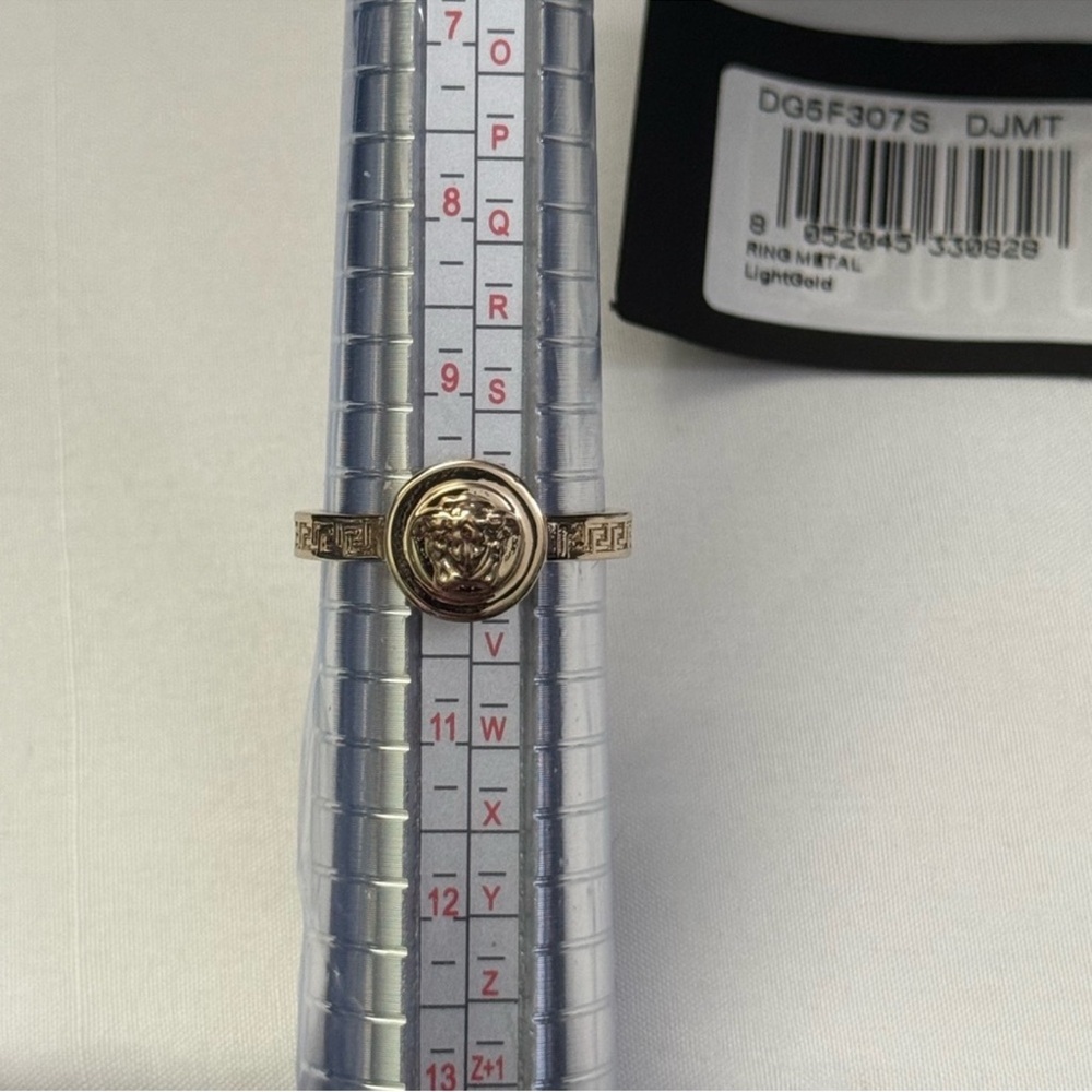 Versace Medusa Gold Ring NIB Size 10 - Picture 3 of 6